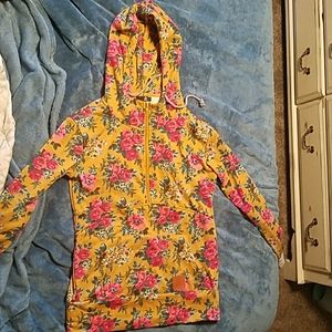 Floral hoodie